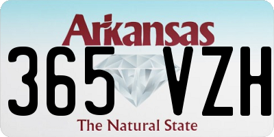 AR license plate 365VZH