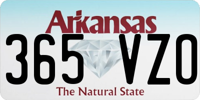 AR license plate 365VZO