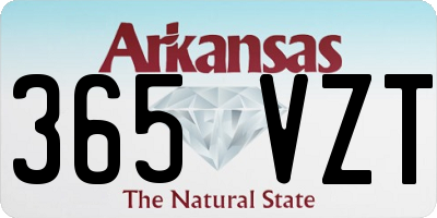 AR license plate 365VZT