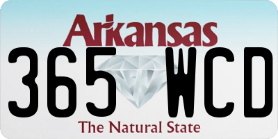 AR license plate 365WCD