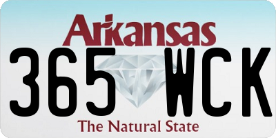 AR license plate 365WCK