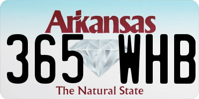 AR license plate 365WHB
