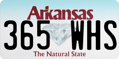 AR license plate 365WHS