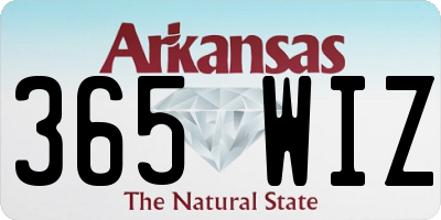 AR license plate 365WIZ