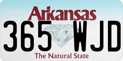 AR license plate 365WJD