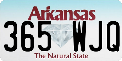 AR license plate 365WJQ