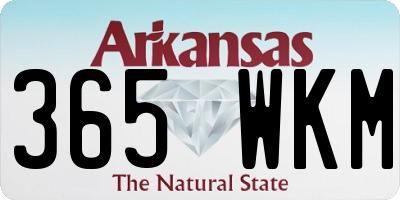 AR license plate 365WKM