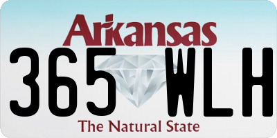 AR license plate 365WLH