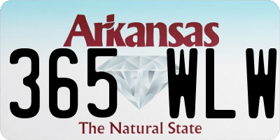 AR license plate 365WLW