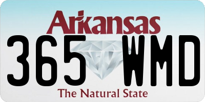 AR license plate 365WMD