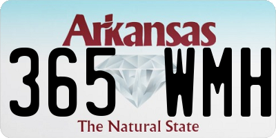 AR license plate 365WMH