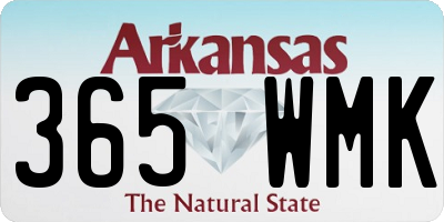 AR license plate 365WMK