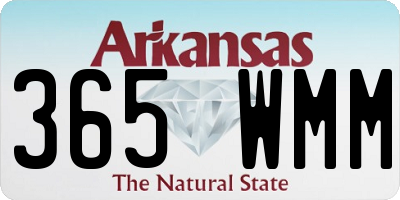 AR license plate 365WMM