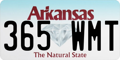 AR license plate 365WMT