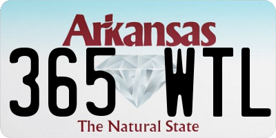 AR license plate 365WTL