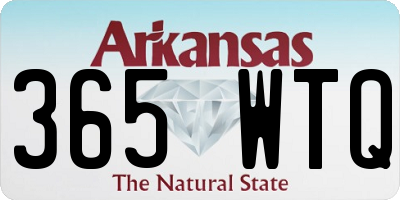 AR license plate 365WTQ