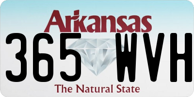 AR license plate 365WVH
