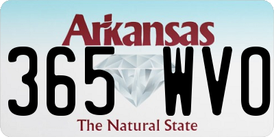AR license plate 365WVO