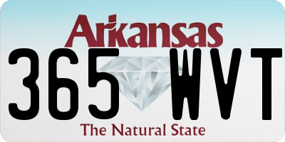 AR license plate 365WVT