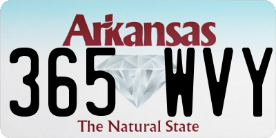 AR license plate 365WVY