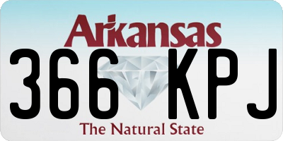 AR license plate 366KPJ