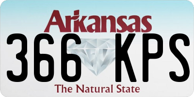 AR license plate 366KPS