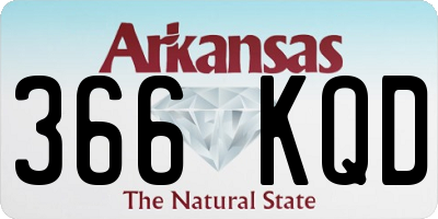AR license plate 366KQD