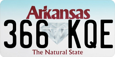 AR license plate 366KQE