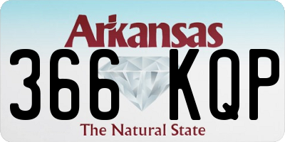 AR license plate 366KQP