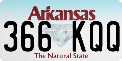 AR license plate 366KQQ