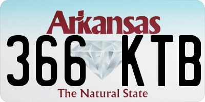 AR license plate 366KTB