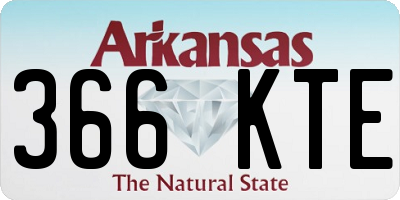 AR license plate 366KTE