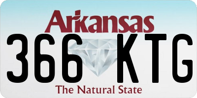 AR license plate 366KTG