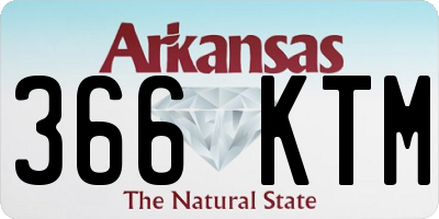 AR license plate 366KTM
