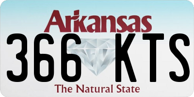 AR license plate 366KTS