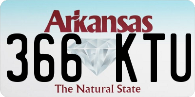 AR license plate 366KTU