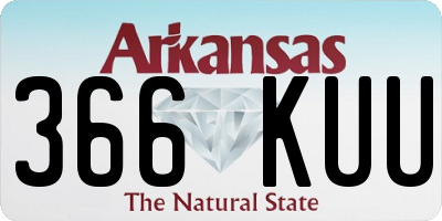AR license plate 366KUU