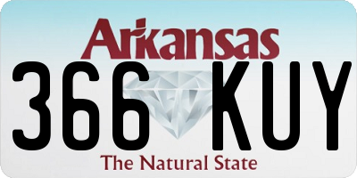 AR license plate 366KUY