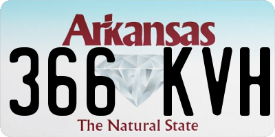 AR license plate 366KVH