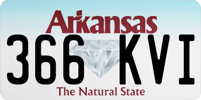 AR license plate 366KVI