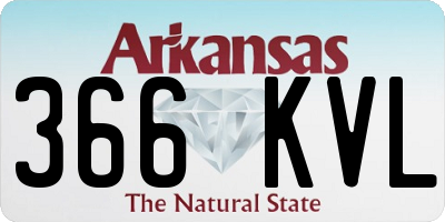 AR license plate 366KVL