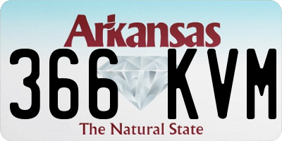 AR license plate 366KVM