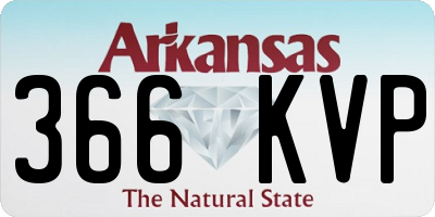 AR license plate 366KVP
