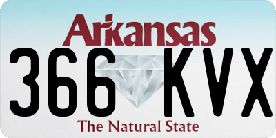 AR license plate 366KVX