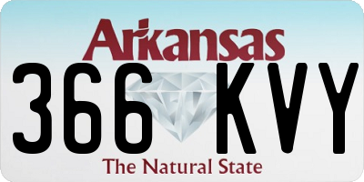 AR license plate 366KVY