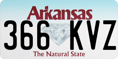 AR license plate 366KVZ