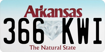 AR license plate 366KWI