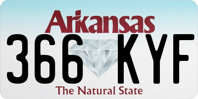AR license plate 366KYF