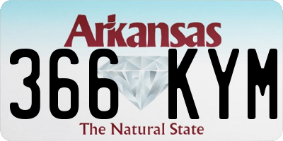 AR license plate 366KYM