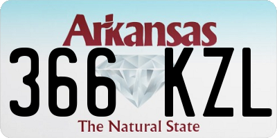 AR license plate 366KZL